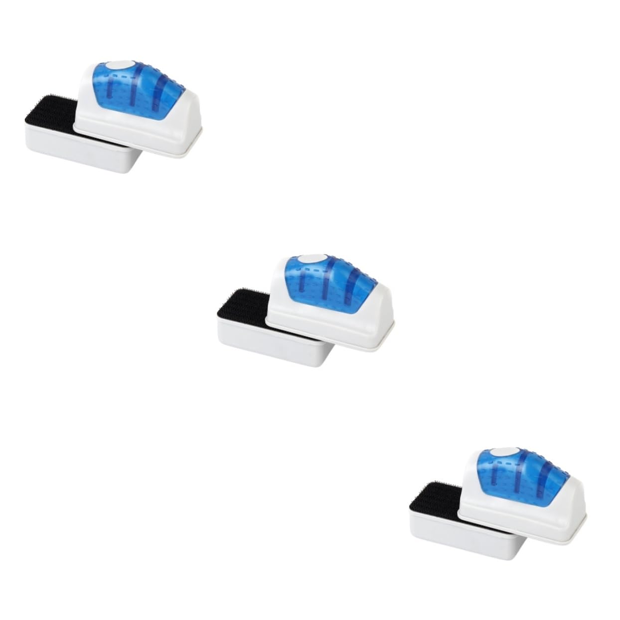 FRCOLOR 3 Piezas Removedor De Cepillo Magnético Limpiador De Imán De Acuario Depuradores Algas Limpiacristales Magnético para Acuarios Acuario De Doble Cara Limpiar La Pecera Vidrio