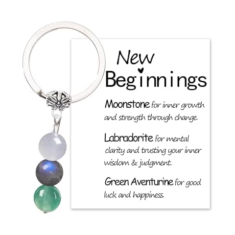 MKISHINE Crystal Keychain for New Beginnings Cover
