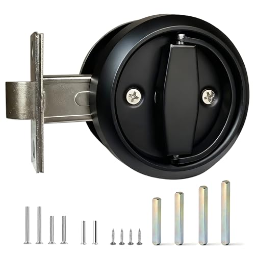 Aesytava Low Profile Door Knob for Space Saving, 2 3/8'...