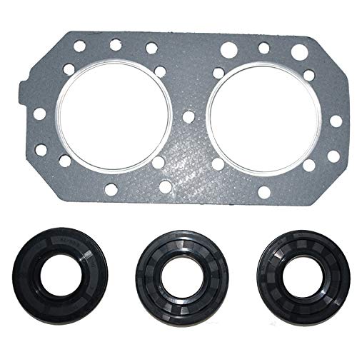 Carbman 611103 Complete Engine Gasket Kit w/Seals Replacement for Kawasaki JS550 1982-1990