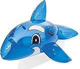 Lively Moments Aufblasbarer Delfin transparent Reittier Schwimmtier Aufblastier Badetier ca. 157 x 94 cm