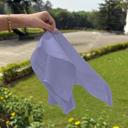 Image of HEELIUM Bamboo Handkerchief for Men & Women | Ultra Soft & Absorbent | Multipurpose Premium Rumal | Large Size 43 x 45 CM