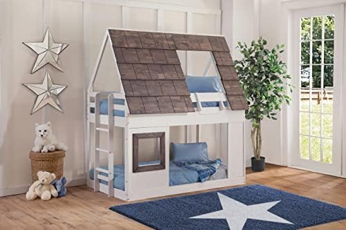 Ti Amo Dream Lodge Bunk Bed, Multi-Color