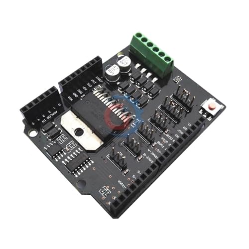 Module de commande moteur CC L298NH shield de remplacement L298P pour R3 MEGA2560 - 5