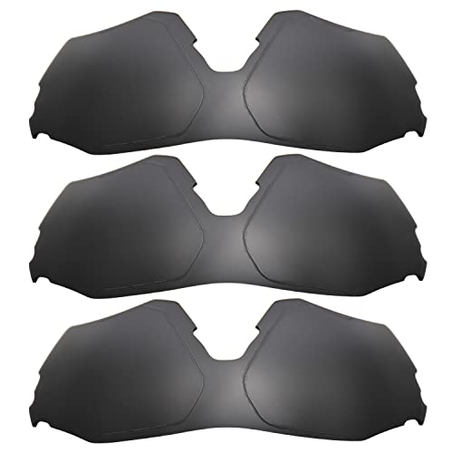 Verres polarisés Oakleys EVZero anti-reflets noirs taille unique pour bloquer l'éblouissement