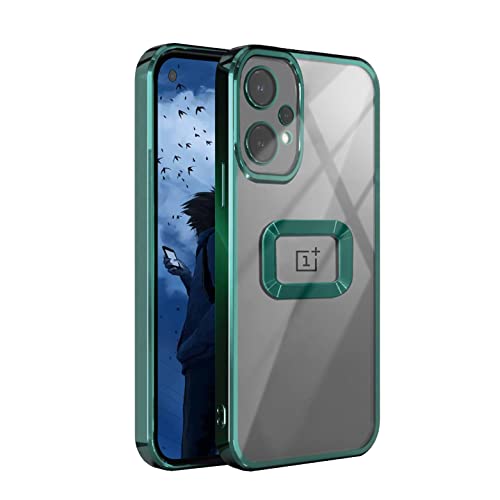 GetTechGo® Electroplated Logo View Back Case Cover Compatible for OnePlus Nord CE2 Lite| Slim Shockproof | Super Soft TPU | Raised Edges | Anti-Shock | Anti-Yellow (Green) (B0BBR4C4JQ) Amazon Price History, Amazon Price Tracker
