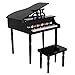 JIESD-Z - Pianoforte classico per bambini, 30 chiavi, in legno con panchina, per bambini, mini illuminazione musicale per imparare pianoforte con supporto musicale, regalo per bambini 2-7 anni