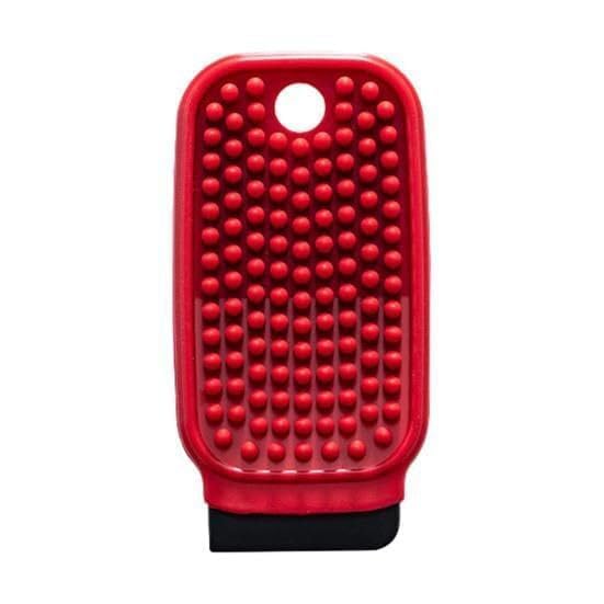 Silicone Scrub & Scraper for Kitchen – Reusable Dish Cleaning Scraper & Fruit Vegetable Washing Brush with Handle | Flexible Pan & Bowl Scrubber Tool