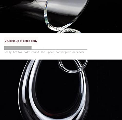 Acgrade Crystal Wine Decanter 6-Shaped Wine Decanter Gift Box Harp Swan Decanter Wine Separator 1500Ml Whiskey Decanter Whiskey Decanter Wine Glass Decanter #TOP3