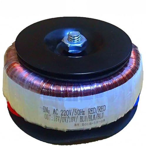 Transformateur annulaire haute puissance 100W 220V double 18V pour hifi