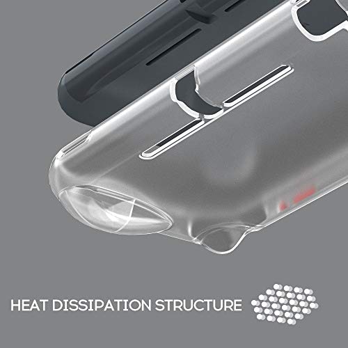 Ajcoflt TPU antiderrapante anti-impressão digital de superfície fosca Protetor C-ase Botão de cor de