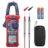 AstroAI Digital Clamp Meter Multimeter 2000 Counts Amp Voltage Tester Auto-ranging with AC/DC Voltage, AC Current, Resistance, Capacitance, Continuity, Live Wire Test, Non-Contact Voltage Detection - 2