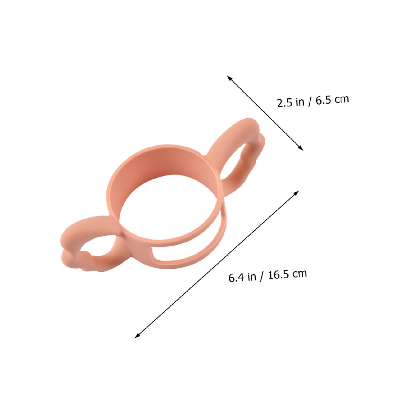 GARVALON Silicone Feeding Bottle Handle for Milk Bottle Feeder Handle with Wide Mouth Design for Comfortable to Hold and Carry