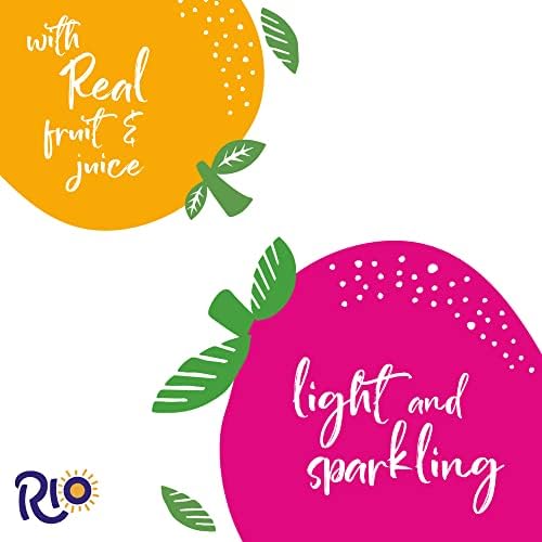 Rio Tropical Original Soft Drink, 24 pack x 330ml, Refreshing Carbonated Real Fruit Juice with Orange, Guava, Apricot, Mango & Passion Fruit Flavours, with Lightly Sparkling Water & Vitamin C