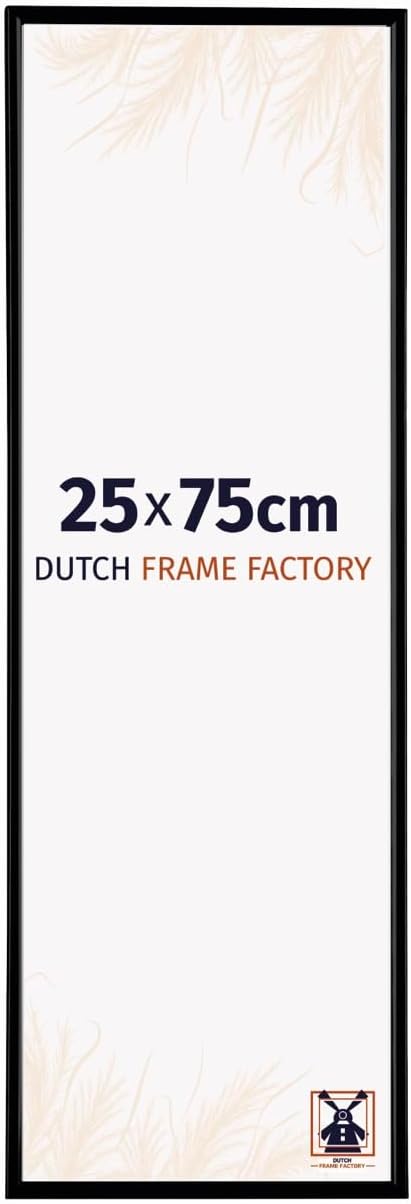 Dutch Frame Factory - Frame 25x75 cm - Matt Black - Plastic Photo Frame ...