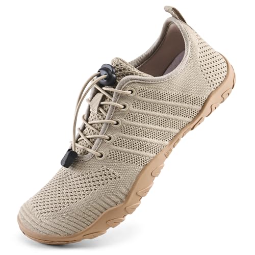 IceUnicorn Wasserschuhe Damen Badeschuhe Schwimmschuhe Strandschuhe Unisex Herren Bequem Modisch Bunt(1086Gold 39EU)