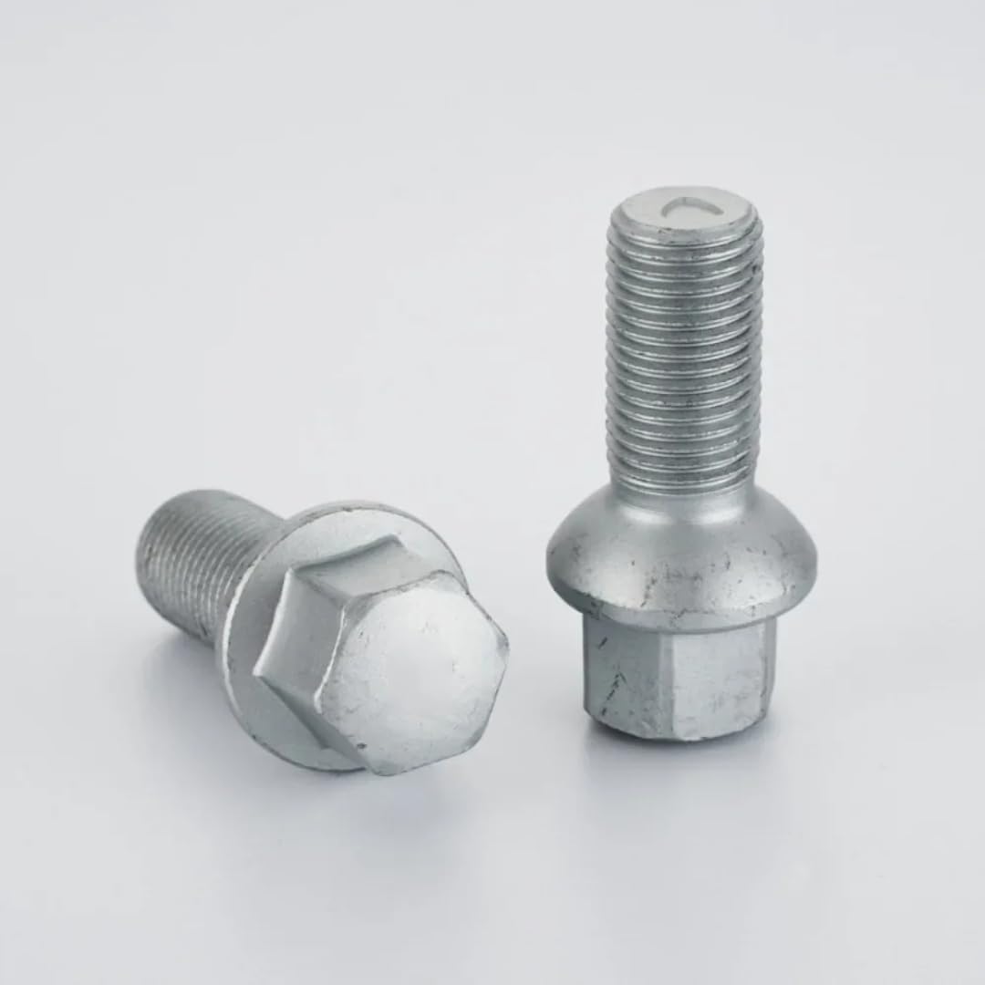 Śruby do Kół dla Mercedesa Benz, śruby piasty koła M14x1,5, sześciokątne, długość 17 mm, długość gwintu 49 mm, gniazdo kulowe 27 mm