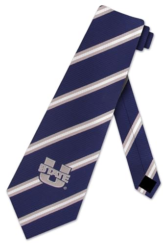 Eagles Wings Utah State Stripe Necktie Tie for Men College Neckties Sports Ties