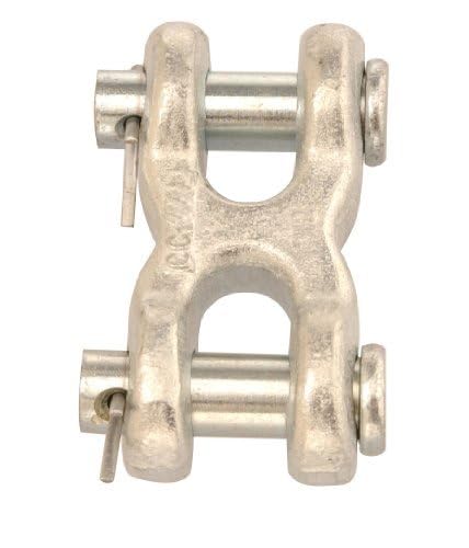 Campbell T5423302 7/16" to 1/2" Double Clevis Link, Pack of 2