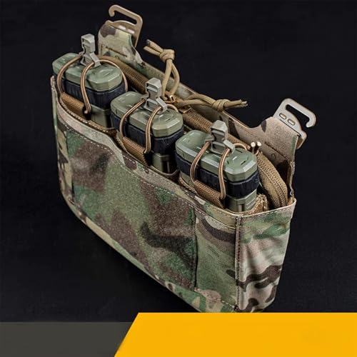Sac banane abdominal à rabat avant et triple insert de chargeur