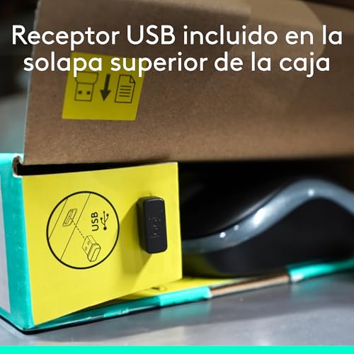 Logitech MK295 Silent Combinación de Teclado y Ratón Inalámbricos con SilentTouch, Seguimiento Óptico, Tecnología Inalámbrica sin Demoras, 90% Menos de Ruido, QWERTY Español, Negro - imagen 11