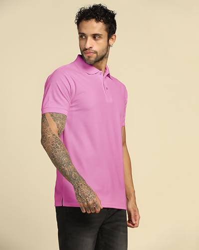 Image of VastraVibes Men's Polo Regular Fit T-Shirt
