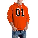 Hanisin Man's Long Sleeve Pullover Hoodie Tops for Hazzard Dukes Pullover Sweatshirt Cool Sweatshirts L Style