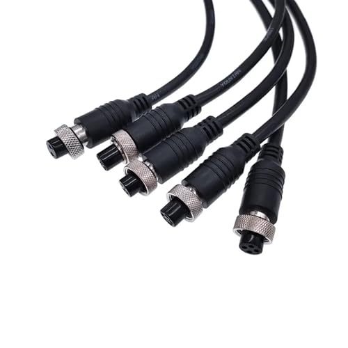 Conector GX12 de 3 pines macho con cable de 2m para una transmisión sin cortes 3