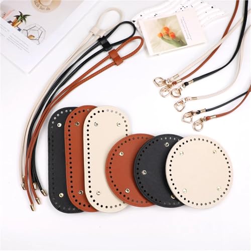 Accesorios de ganchillo con base y correa para tejer tus propias bolsas de hombro diarias 2