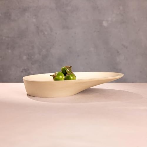 Woesvcai ‌Cantilever Overhang Ceramic Centerpiece Bowl - Food Safe Fruit