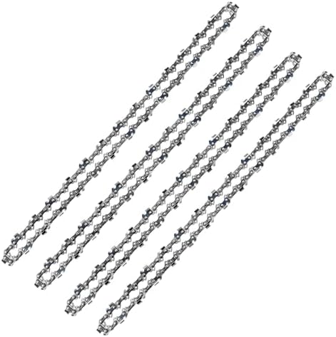 4x Sägekette 40cm 56TG 3/8" 1,3 mm passend für Kettensäge Stihl, Dolmar, Husqvarna, Einhell, Bosch, Makita usw, Passend Schwert Schnittlänge von 40cm