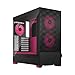 Produktbild Fractal Design Pop Air RGB Magenta Core - Tempered Glass Clear Tint - Honeycomb Mesh Front  TG Side Panel - Three 120 mm Aspect 12 RGB Fans Included  ATX High Airflow Mid Tower PC Gaming Case