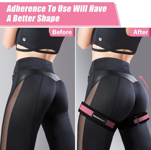 Image of Booty Bands for Women, Glute Bands & BFR Bands for Legs, Adjustable Blood Flow Restriction Bands for Squats, Hip Thrusts, Glute Workouts & Lower Body Training,with Carry Bag