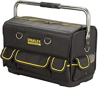 STANLEY Tool Bag Complete Workstation with Roll Down Side Storage Compartment, Multi-Pockets Organiser for Tools, FMST1-70719