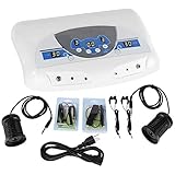 Machine de désintoxication pour Bain de Pieds ionique, Double Spa ionique Detox Aqua Foot pour 2 utilisateurs avec 2 dragonnes, 2 Tableaux, 3 Modes, pour Un Usage Domestique, Salon de beauté, retrou
