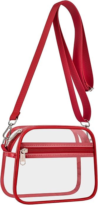 Image of Oraben Clear Bag for Stadium Events Clear Purse Stadium Bag Satchel Handbags for Sports Events Concerts Festivals | Stadium Approved