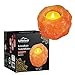 Produktbild SalNatural 1er Pack Salzkristall Teelichthalter Rosa in Naturform Ø 8 cm Höhe 7 cm, handgearbeitetem Salzstein ( bekannt als Himalaysalz aus der Salt Range Punjab Pakistan) Premium Geschenkbox