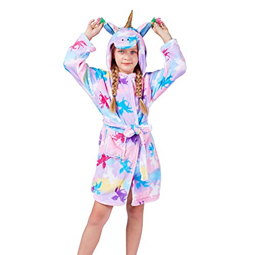 Soft Girl Bathrobe Hoodie, Unisex Hooded Gift for Girl and Boys