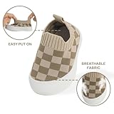 Cheerful Mario 0-3 Years Baby First Walking Shoes Baby Boys Girls Sneakers Breathable Mesh Flexible Sole Brown-B 12-18 Months - Image 6