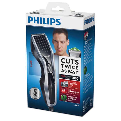 Philips HC5410/15 - Cortapelo, Color Negro y Gris