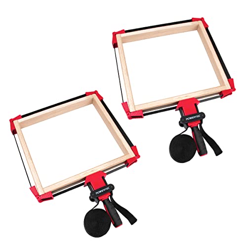 Powertec 71122-P2 Deluxe Polygon Quick Release Band Clamp | Woodworking Frame Clamping Strap Holder cover