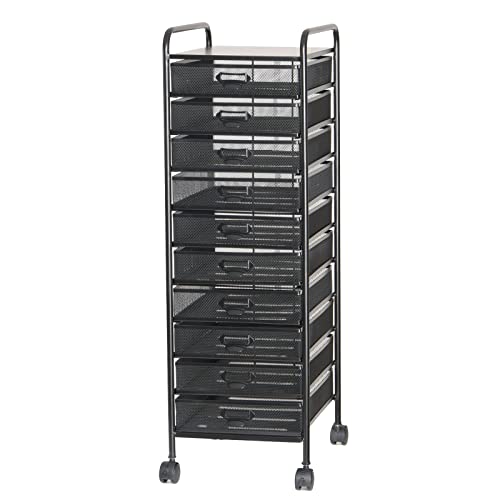 Chariot de rangement 10 tiroirs pour optimiser l'atelier créatif