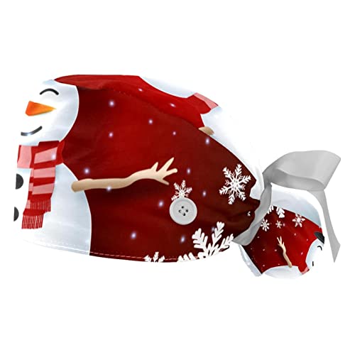 Chapeaux de travail bonhomme de neige anti-transpiration pour cheveux longs