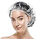 Thinp 100 Stück Duschhaube,Kunststoff Duschkappe,Elastische Haarduschhaube,Haarschutz Haarhaube,Wasserdichte Duschhaube Damen,Shower Cap Dicke,für Salon Spa Dusche Küche Hotel Reise Zuhause Duschkappe
