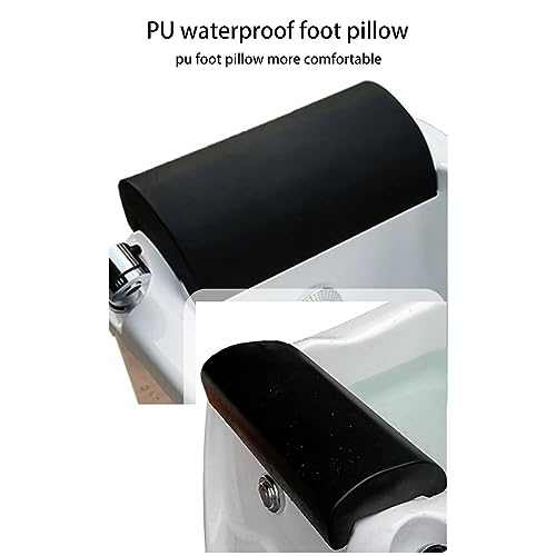 Portable Foot Spa Bathtub Acrylic Foot Bath Deep Foot Bath Spa with Massage can Automatically Drain and Adjust Hot and Cold Water Home Foot Spa Pedicure Bowl Foot Detox Bucket Tub for Home Spa Treatme