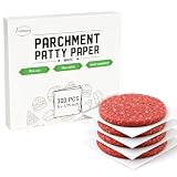 EcoDispose 300 Sheets Non-Stick Hamburger Patty Paper, 5' x 4.75', White