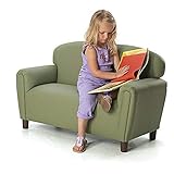 Brand New World Furniture FP2S100 Brand New World Preschool Enviro-Child Upholstery Sofa, Sage