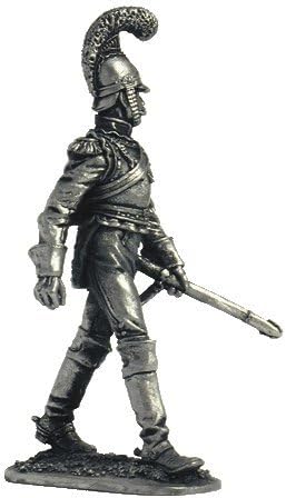Soldier of The Carabinier Regiment (France) Tin Soldiers Metal Sculpture Miniature Figure Collection 54mm (Scale 1/32) (N48)