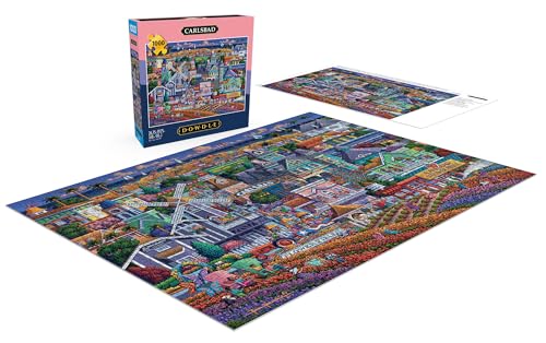 Puzzle estampado paisaje 1000 piezas 18+ Anos miniatura 4