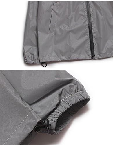 Reflective Coat Hooded Windbreaker Fashion Runing Pocket Jacket - Image 7